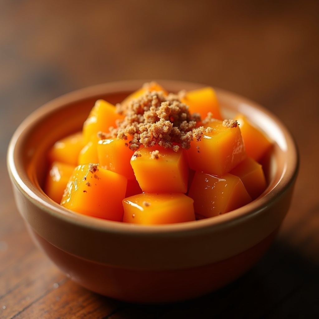 Candied Yams — Brown sugar, butter, cinnamon. Caramelized in the oven until the edges crisp up.